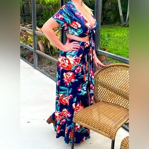 Two piece summer dress